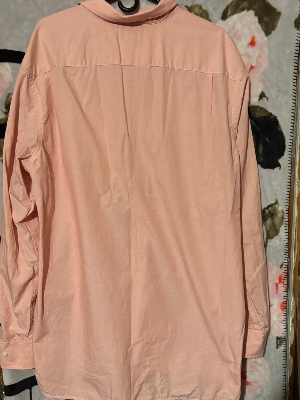 Banana Republic Men's Light Pink Button-Down Casual Shirt